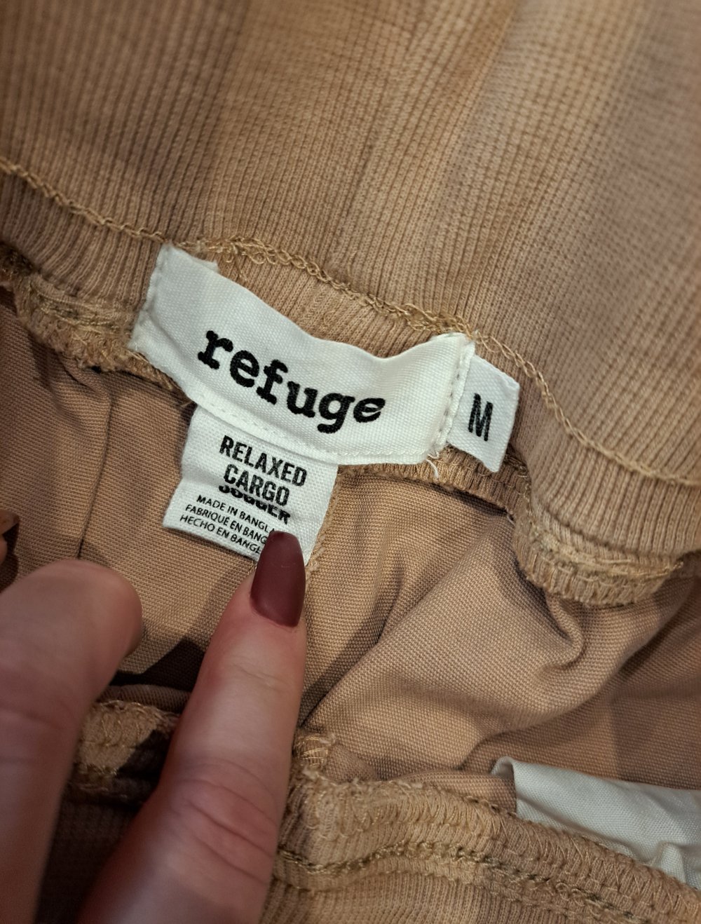 Refuge Cargo Hose Jogger Stoffhose Pluderhose