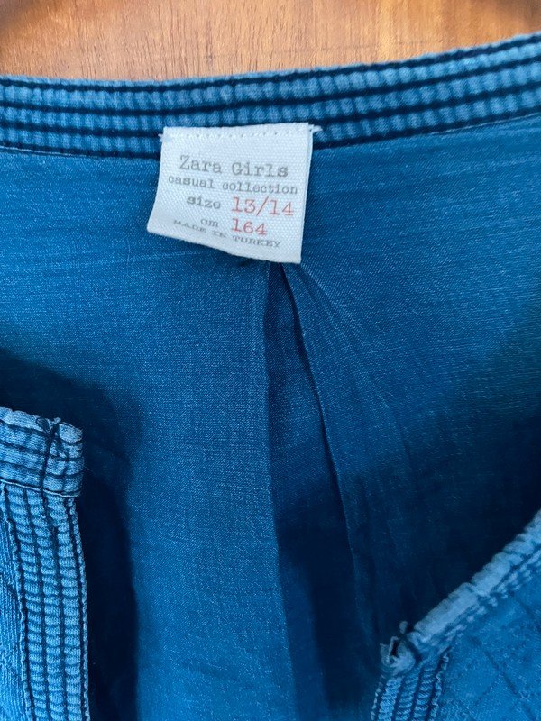 Blauer Baumwoll-Blazer von ZARA *Mengenrabatt*
