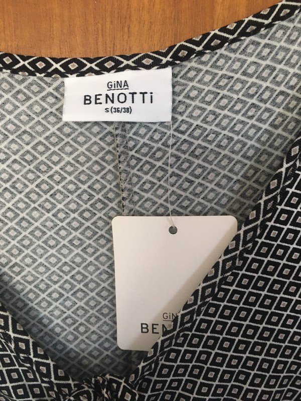 schwarz-weiß gemustertes Kleid in Gr. S *Mengenrabatt*