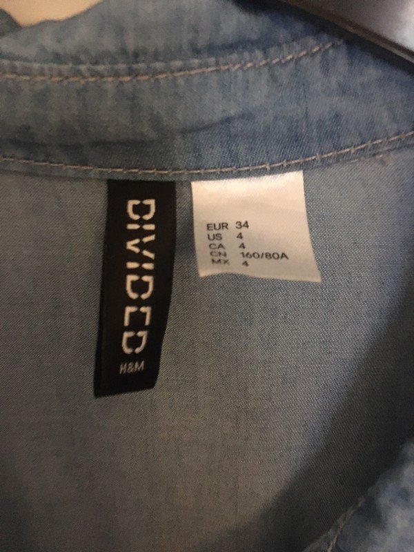 Blaues Jeanshemd aus 100% Lyocell *Mengenrabatt*