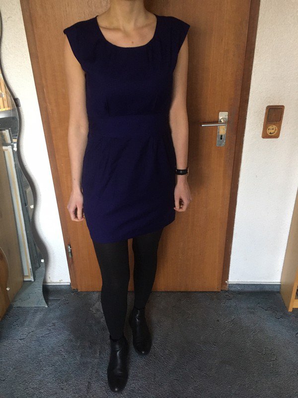 Blau-lilafarbenes Kleid *Mengenrabatt*