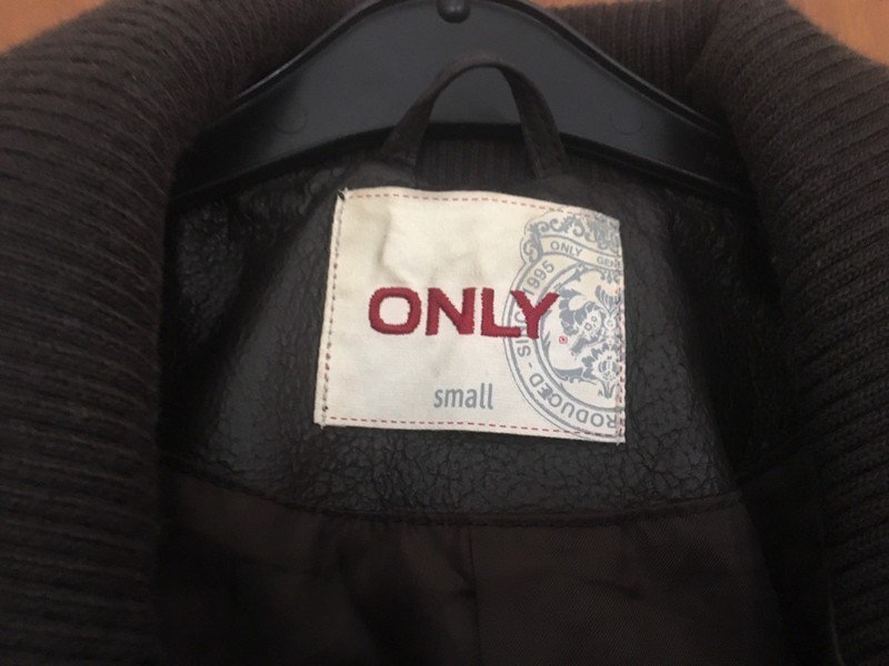 Braune Echtlederjacke von Only in Gr. S *Mengenrabatt*