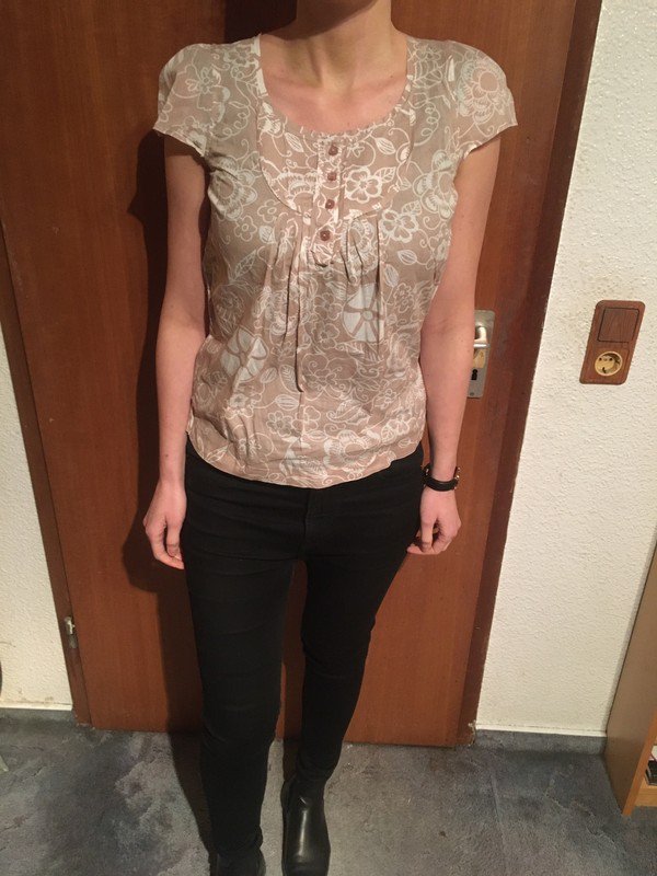 Beige Bluse in Gr. S von Vero Moda *Mengenrabatt*