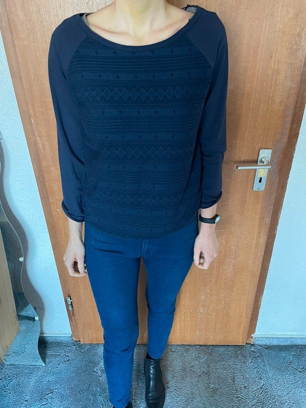 Blauer Pullover *Mengenrabatt*