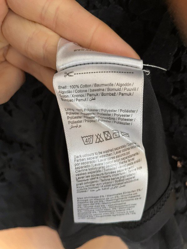 Baumwoll-Spitzenkleid *Mengenrabatt*