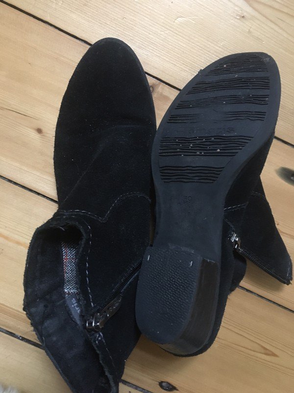 Stiefeletten aus echtem Wildleder *Mengenrabatt*