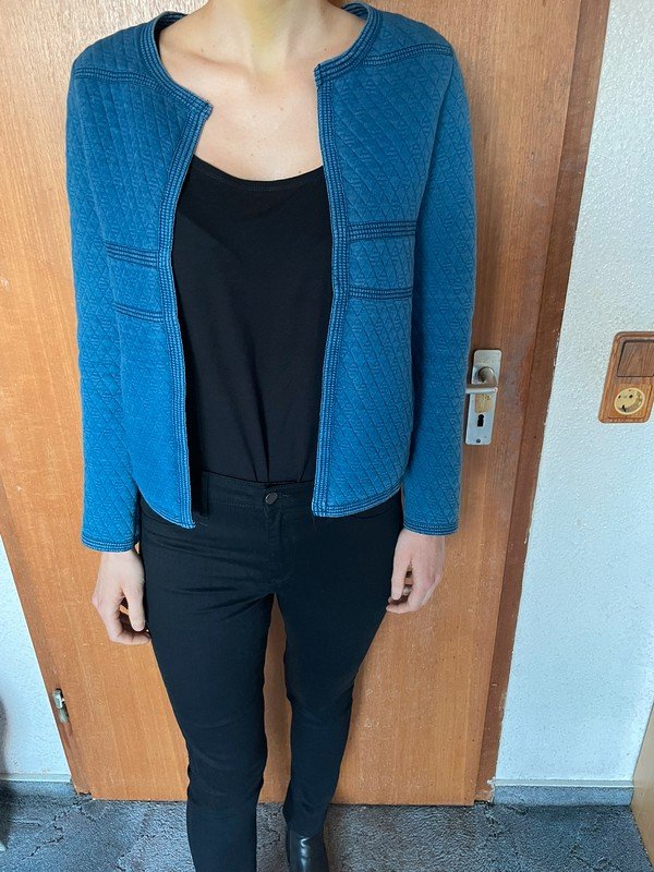 Blauer Baumwoll-Blazer von ZARA *Mengenrabatt*