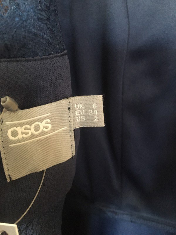 Dunkelblaues Spitzenkleid, Neu mit Etikett *Mengenrabatt*