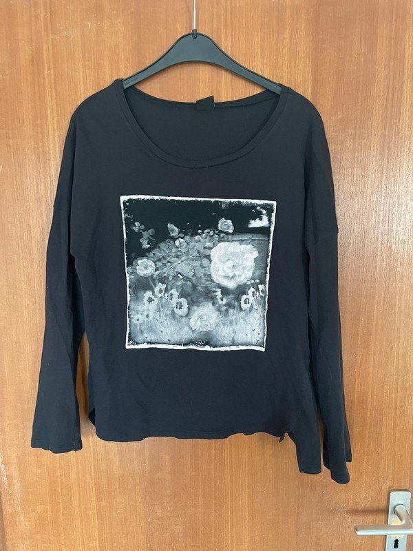 Dunkelgrauer dünner Pullover aus 100% Baumwolle *Mengenrabatt*