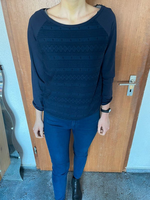 Blauer Pullover *Mengenrabatt*