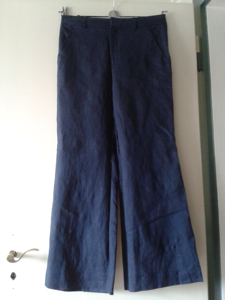 Blaue Hose / Sommerhose aus Leinen von Zara