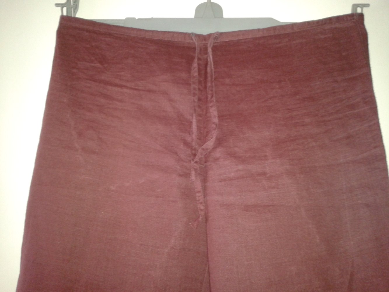 Rote Leinenhose / Sommerhose von Zara