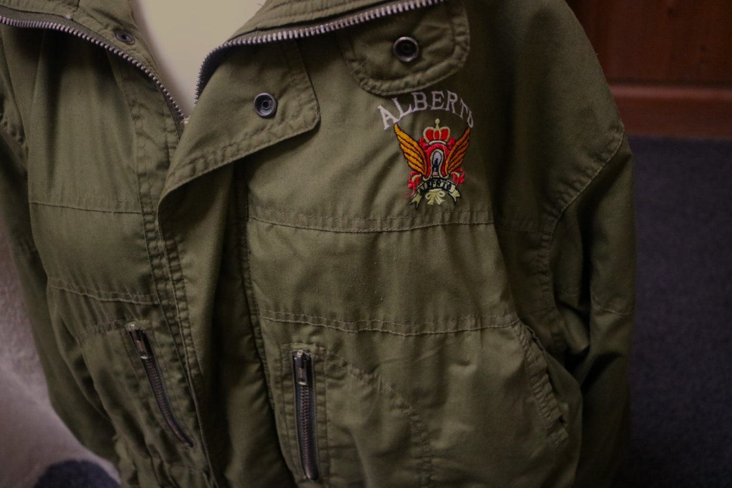 #Anorak, Gr. M, oliv, #warm, #wenig getragen - sehr guter Zustand