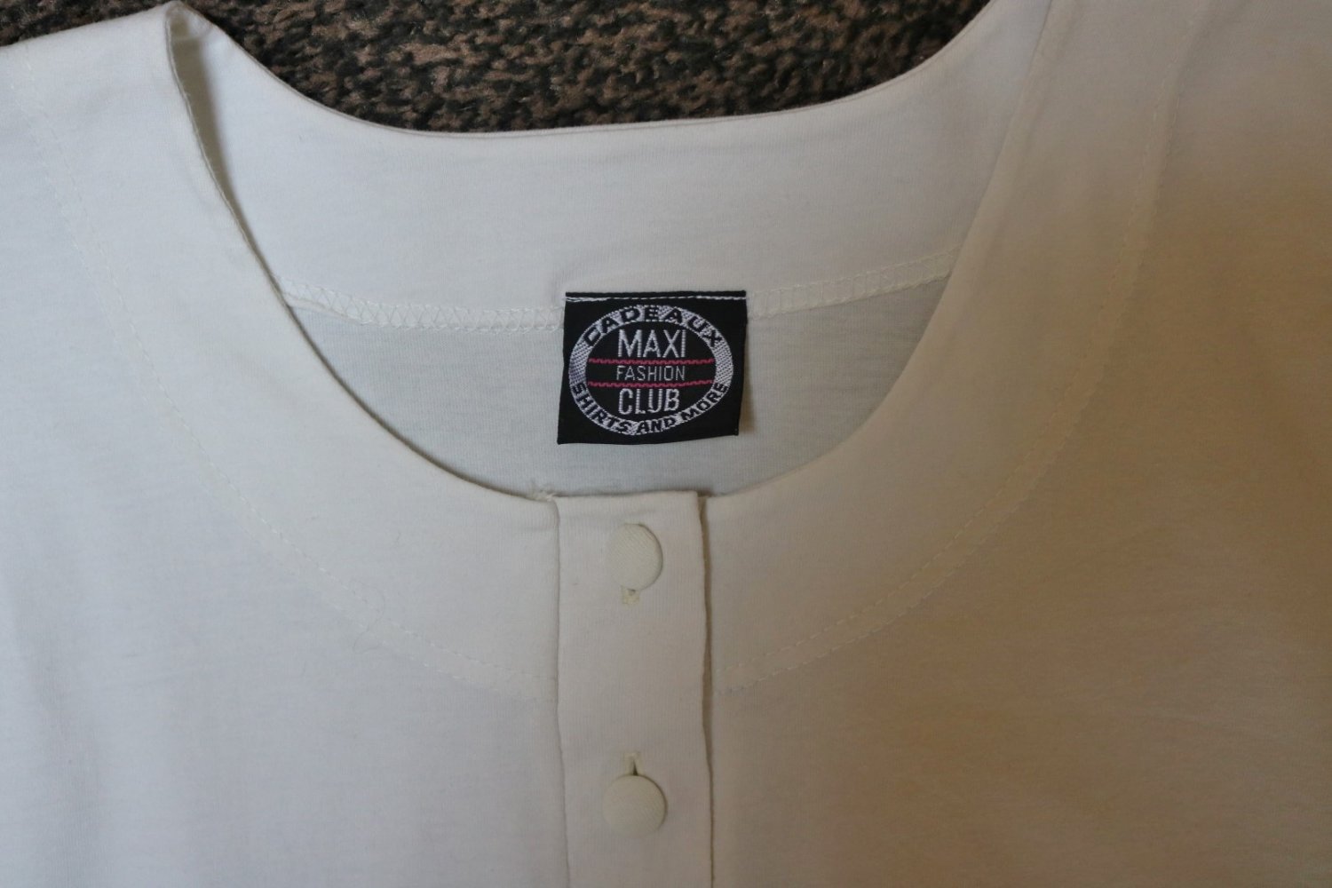 #Longshirt m. Perlen, Gr. 50, #offwhite, #wie neu