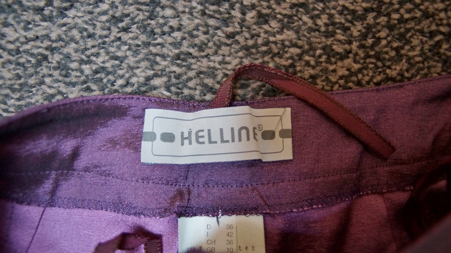 7/8 Hose, #aubergine, Gr. 36, #Helline, #leicht - wie neu 