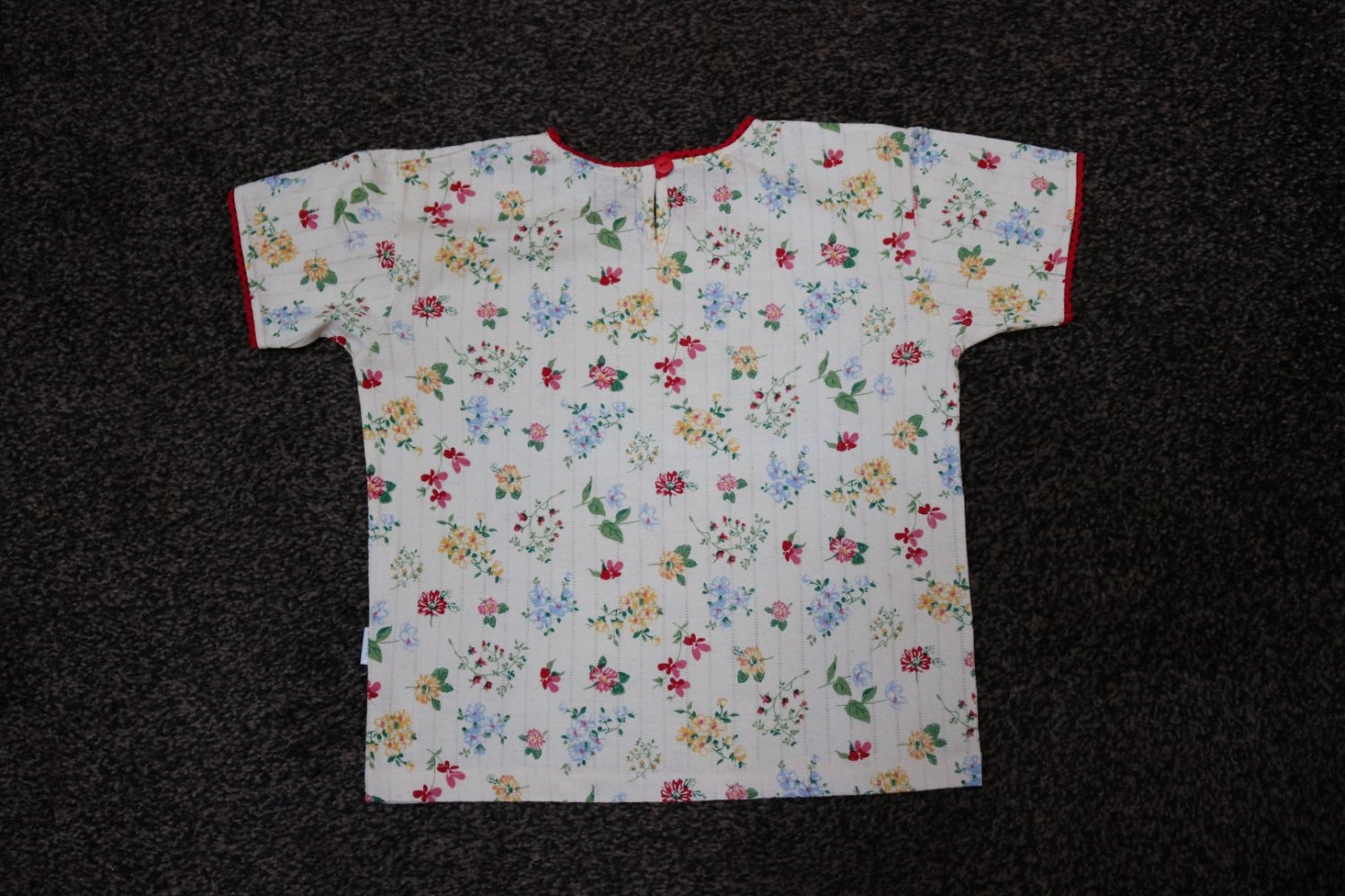 #T-Shirt m. Blümchen-Design, Gr. 104, #natur-bunt, #Bondi