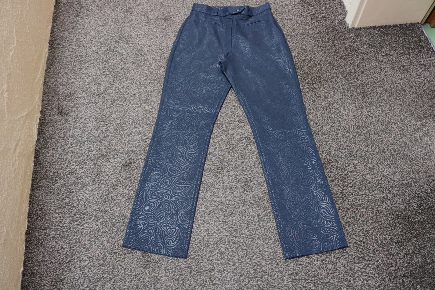 #Hose, Gr. 18 (36), dunkelblau, #Strukturmuster, #Elements - sehr gut