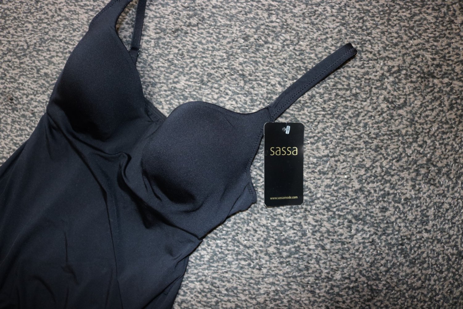 Body m. Bügel u. gepolstert, #schwarz, Gr. 75 A, #Sassa
