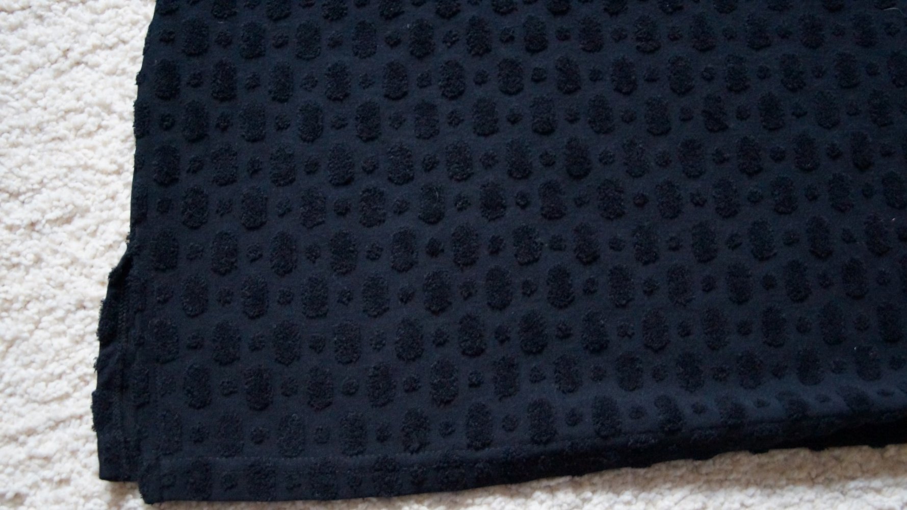#Langarm-Shirt, Gr. 44/46, #schwarz, #Strukturstoff, #hochwertig