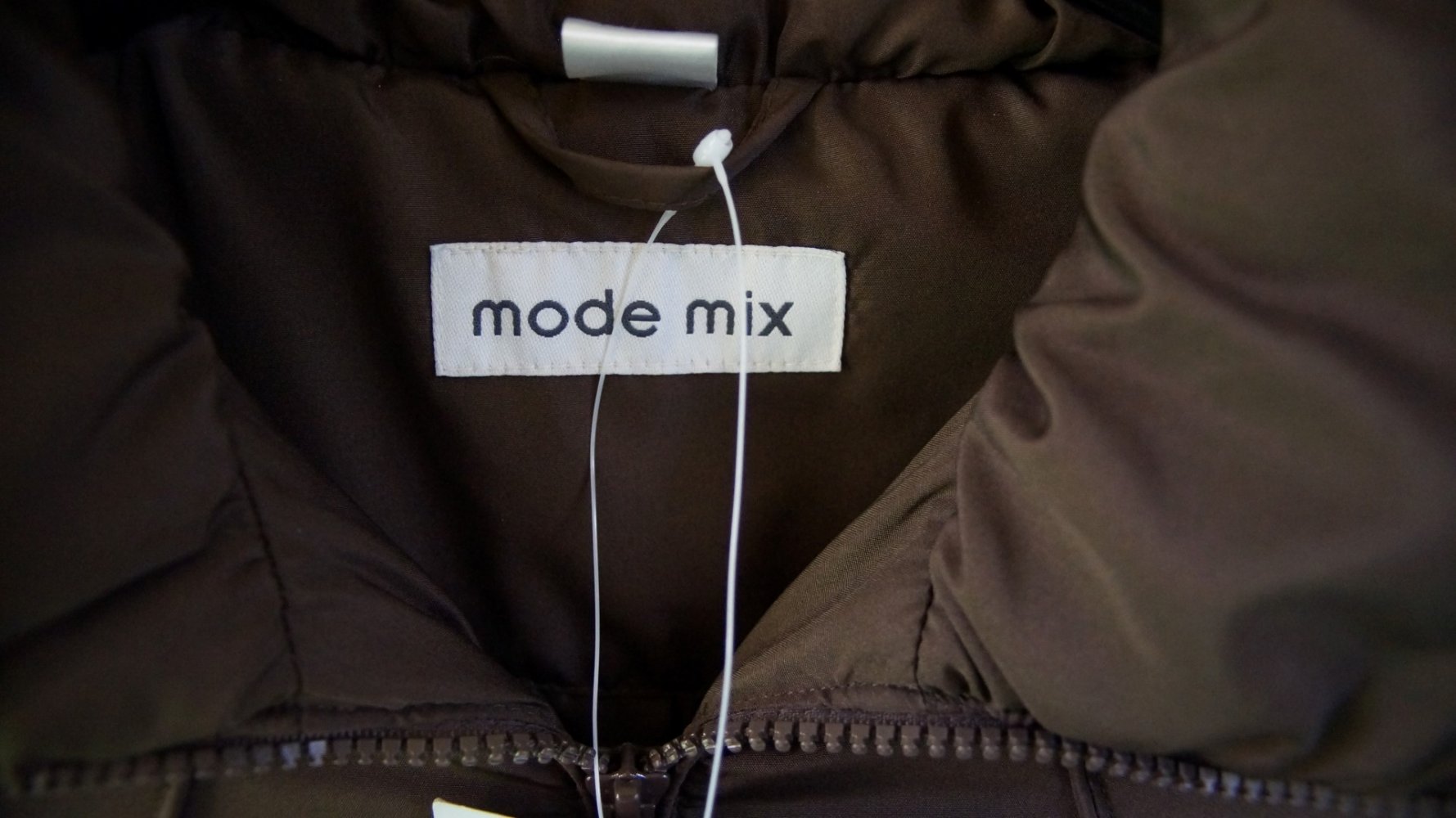 #Winterjacke, Gr. 36, #dunkelbraun, #Modemix - warm und leicht