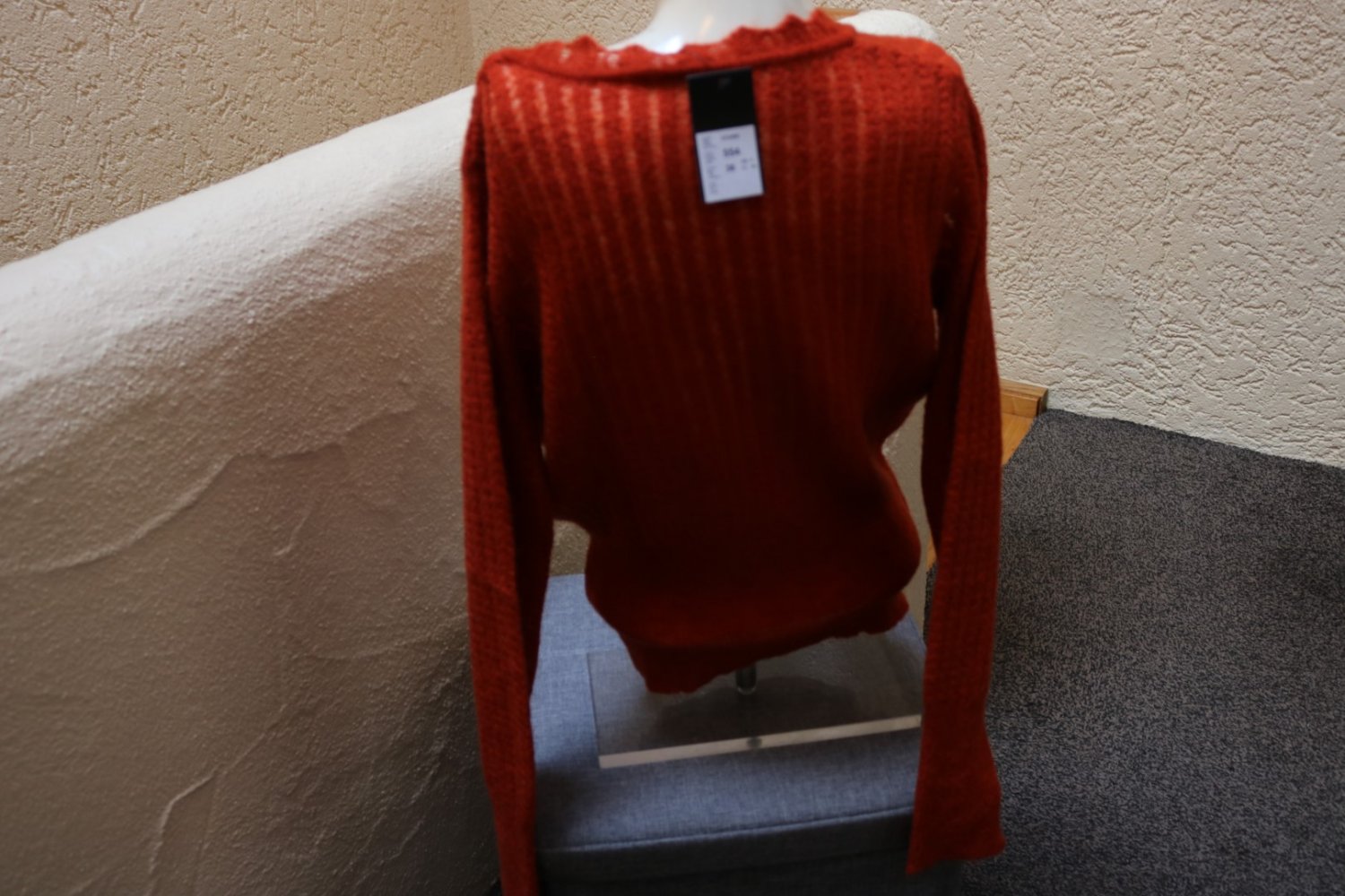 #Pullover m. Mohair, Gr. 38, #terracotta, #LeComte, #Designermode