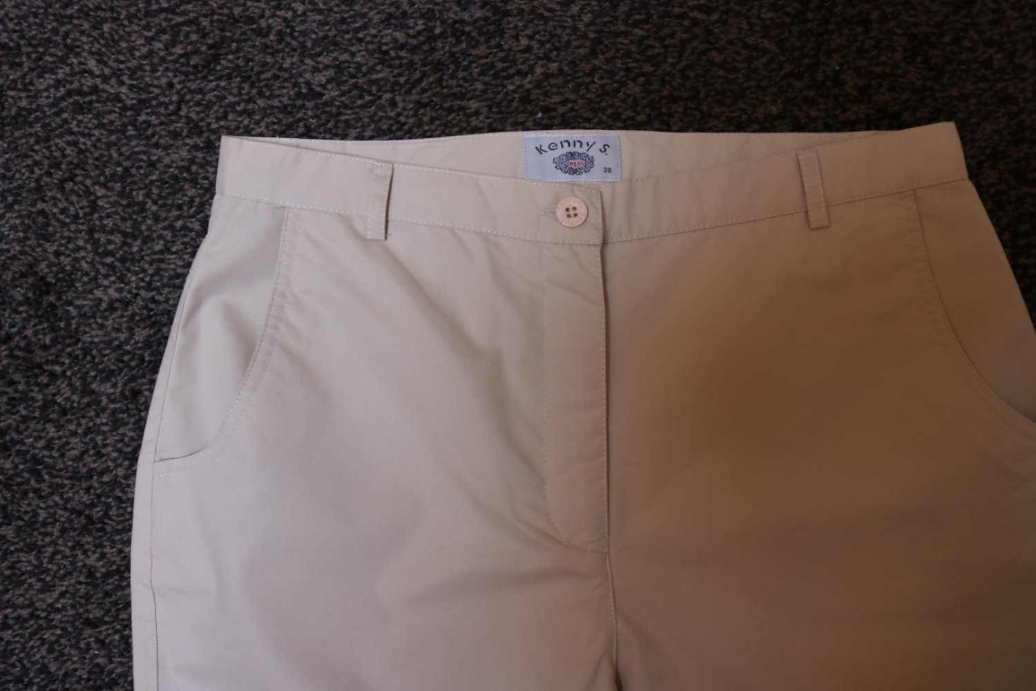 #Hose, Gr. 38, #vanille, #weich, #Kenny S., #leicht  wie neu 
