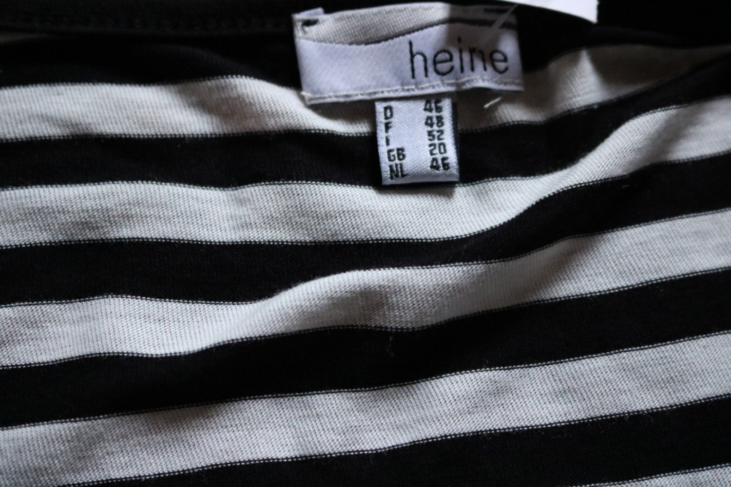 #Two-in-One-Top, Gr. 46, #dunkelblau-weiß, #Heine - wie neu