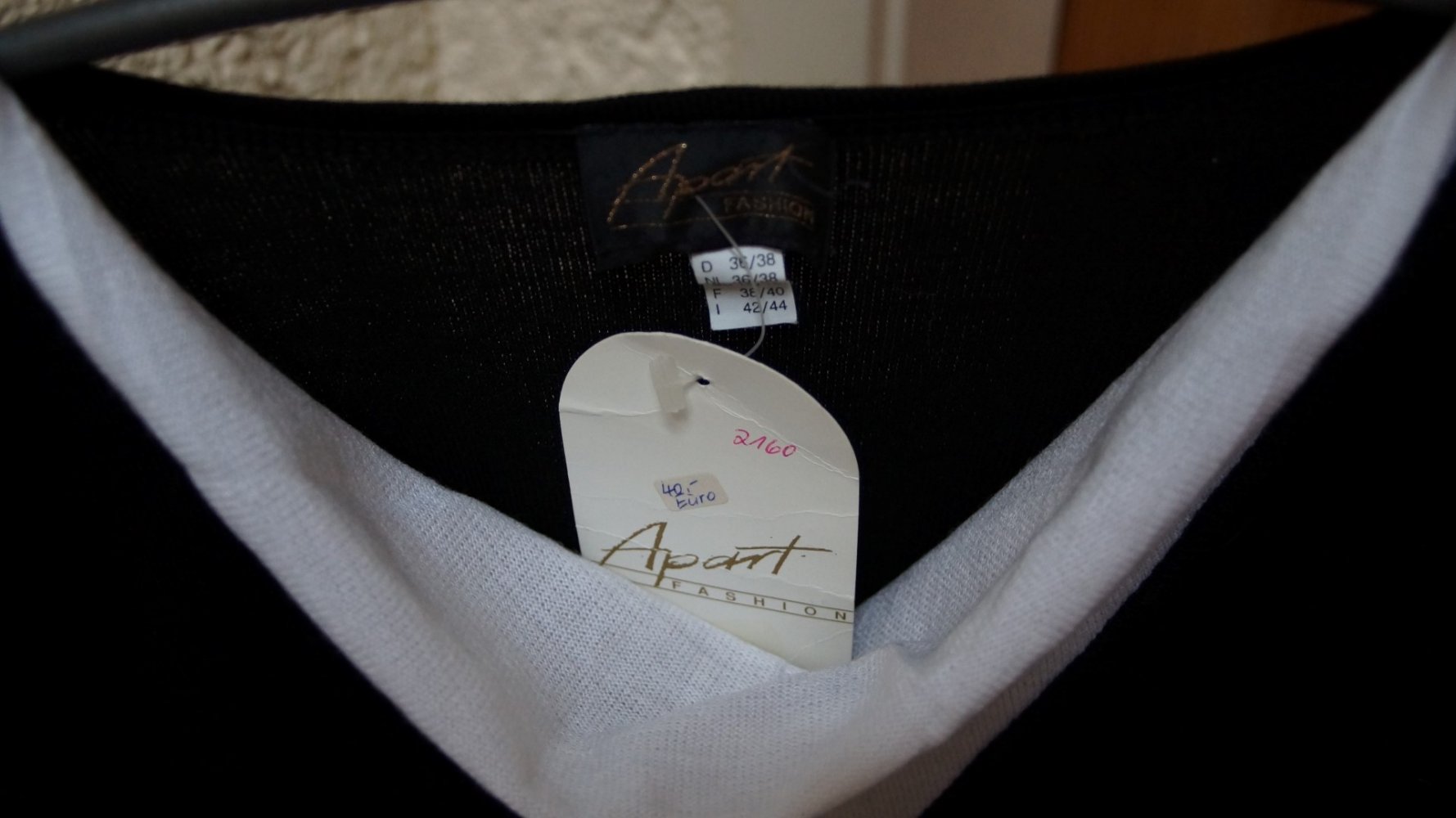 #Pullover, Gr. 36/38, #schwarz, #Apart, #lässig - leicht und warm