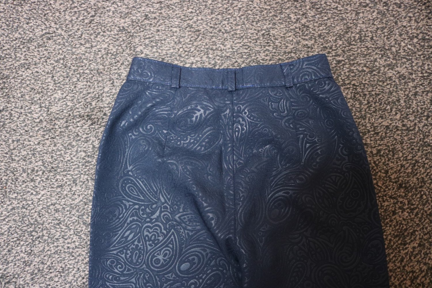 #Hose, Gr. 18 (36), dunkelblau, #Strukturmuster, #Elements - sehr gut