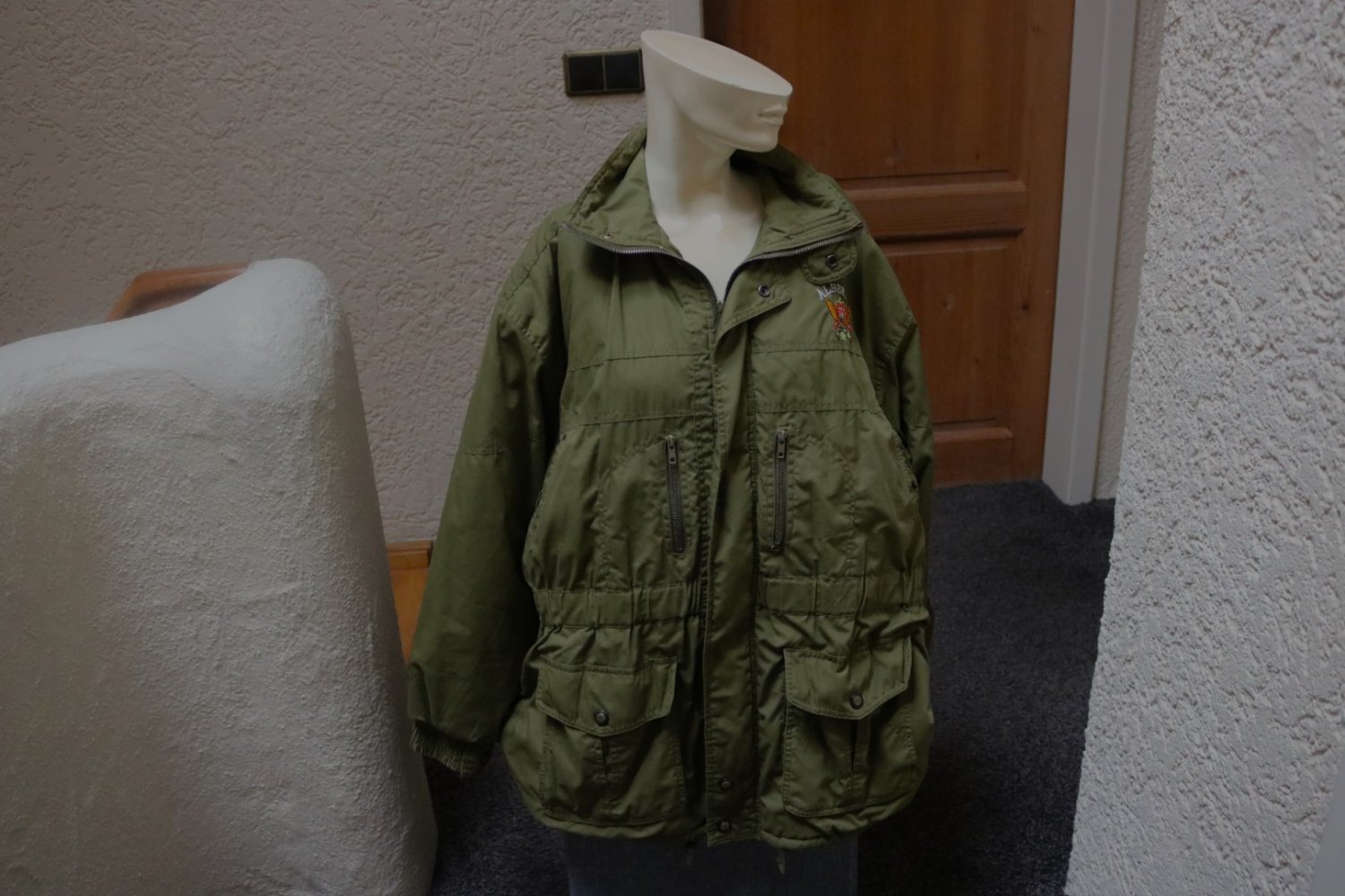 #Anorak, Gr. M, oliv, #warm, #wenig getragen - sehr guter Zustand