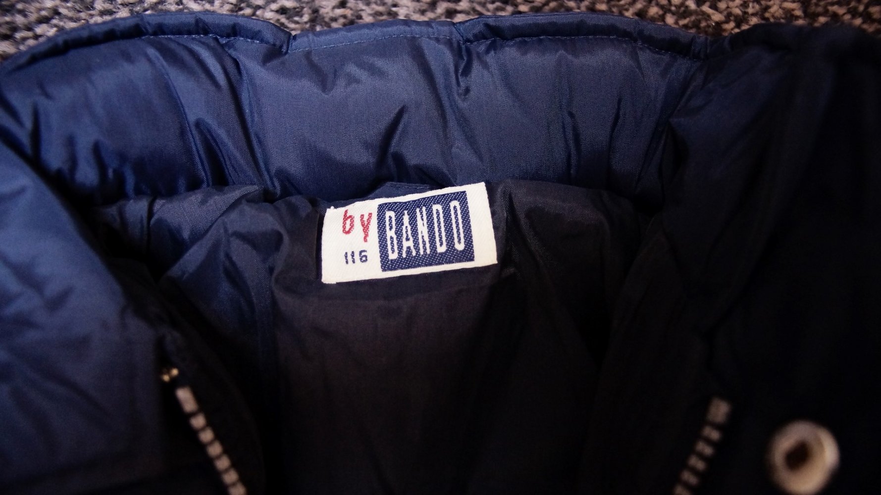 #Anorak, Gr. 116, #dunkelblau, #gesteppt, #wattiert, #warm, #by Bando