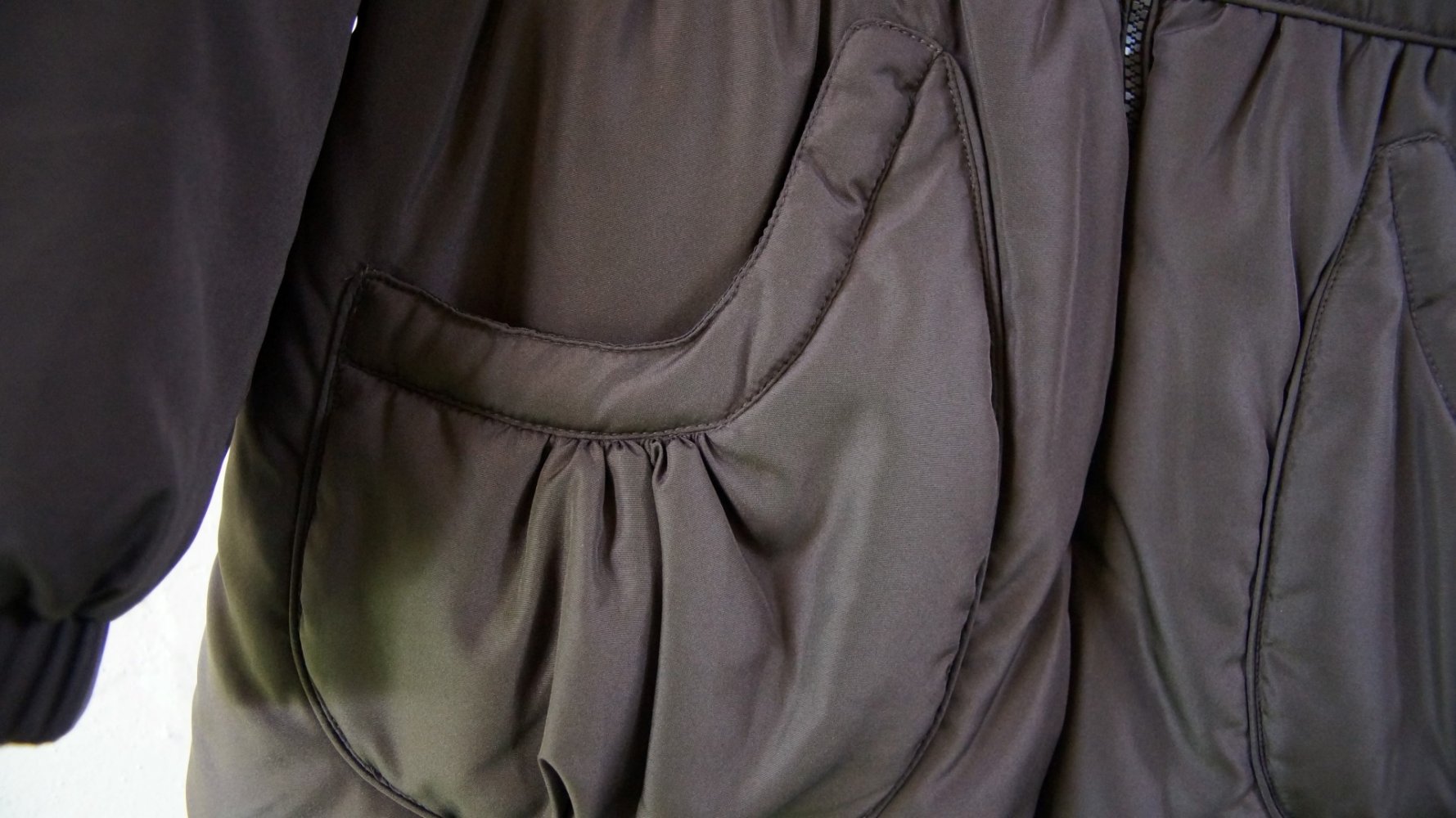 #Winterjacke, Gr. 36, #dunkelbraun, #Modemix - warm und leicht