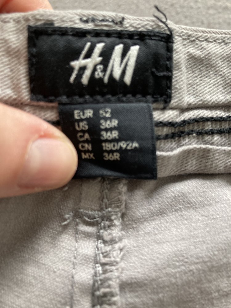 Gr. 52 hellgraue Hose für Herren von H&M