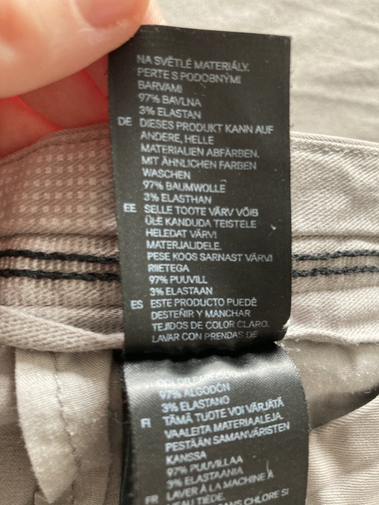 Gr. 52 hellgraue Hose für Herren von H&M