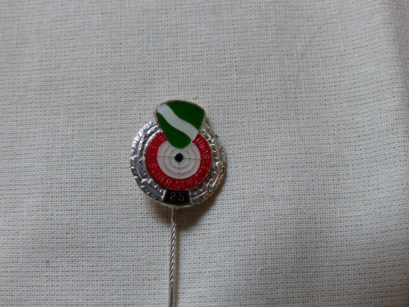 Vintage Anstecknadel Rheinischer Schützenbund