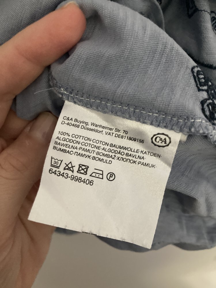 Gr. M/42 hellblaues Top von Yessica