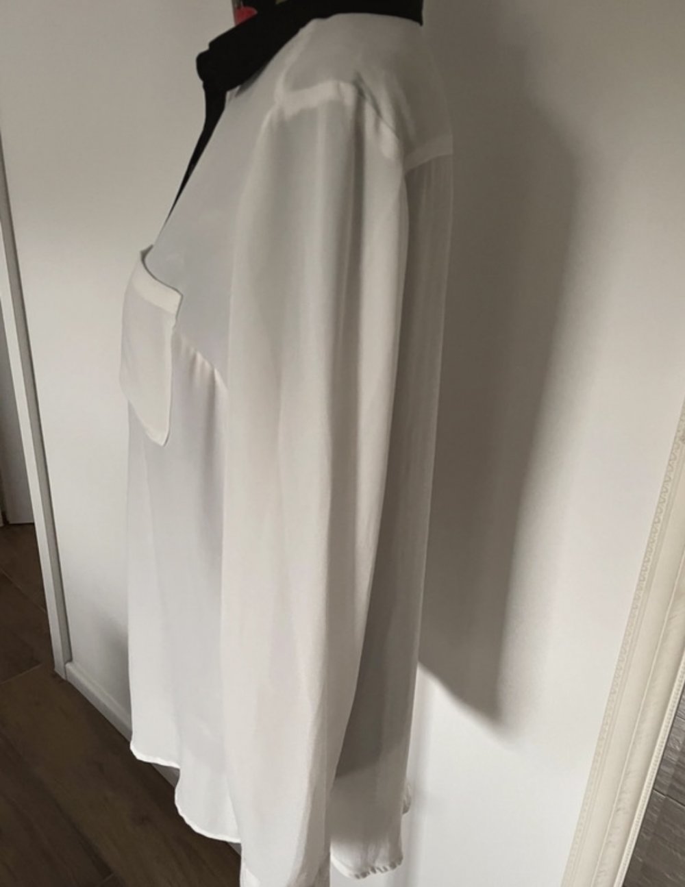 Schwarz weiße Bluse