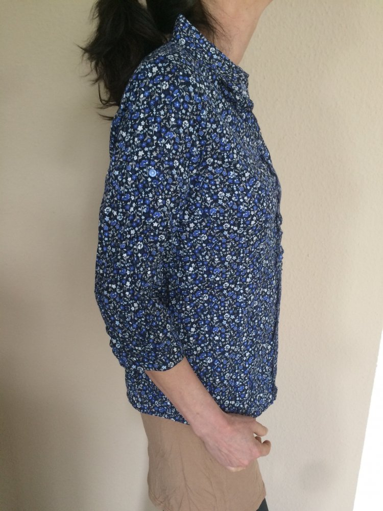C&A Biese n Bluse Gr.L geblümt und hinten bindbar