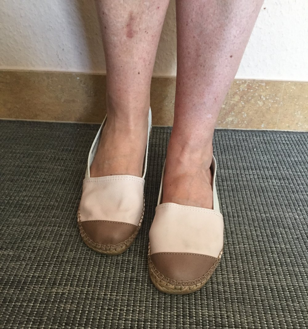 Marcarena for Fellini Leder Espadrillos Gr.39 in Pastell Farben