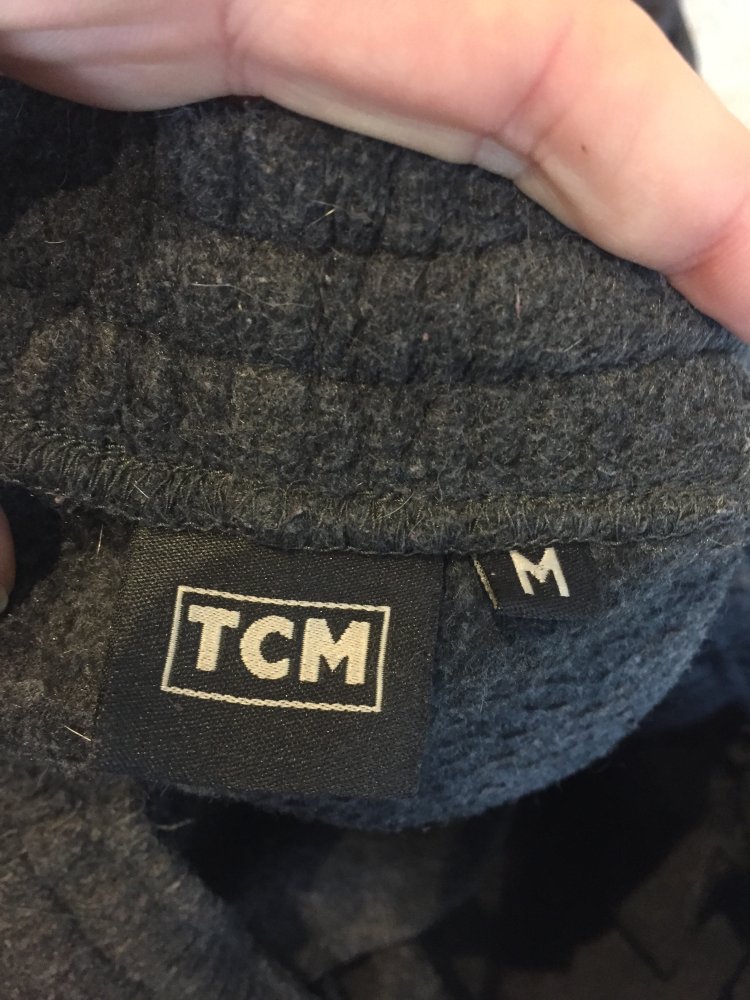 TCM Winter Kuschel Fleece Jogger Gr.L mit Taschen dunkelgrau