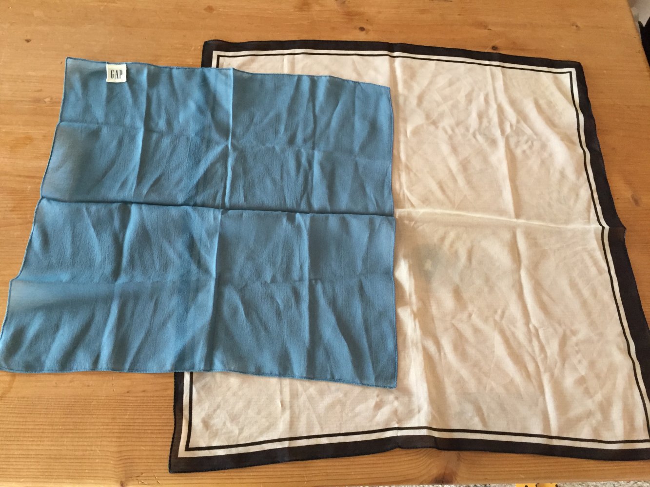 Esprit Halstuch Nickituch Schal 45 x 45cm blau