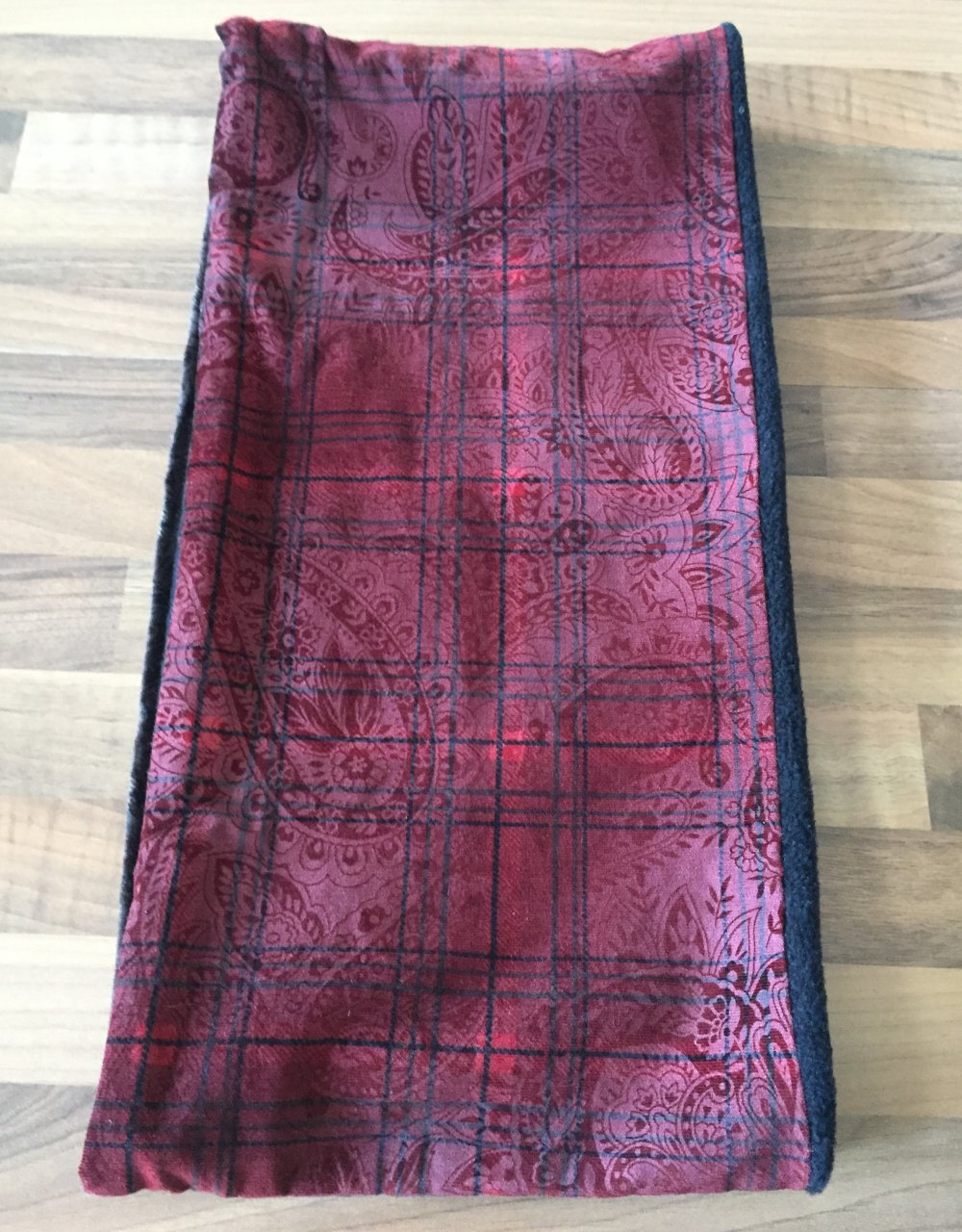 3 in 1 Loopschal DIY außen Feincord Samt innen Fleece warm kuschelig und sehr wandelbar
