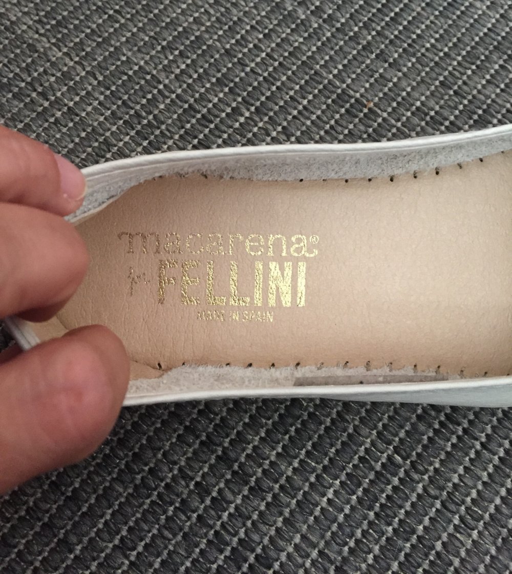 Marcarena for Fellini Leder Espadrillos Gr.39 in Pastell Farben
