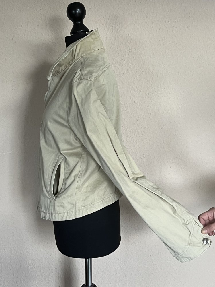 GAP Übergangsjacke heller Jeans Stoff Gr.38 Beige