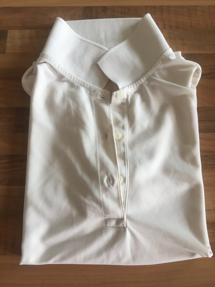 Switcher Suisse Polo Sport Shirt hellgrau / blau / mint Gr.M