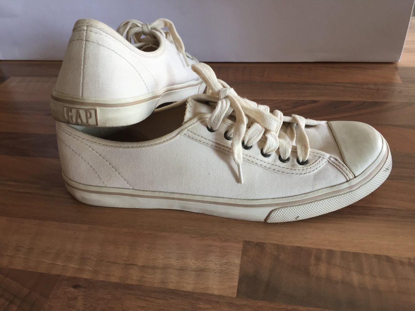 GAP Sommer Stoff Turnschuhe Gr.39 Creme Farben
