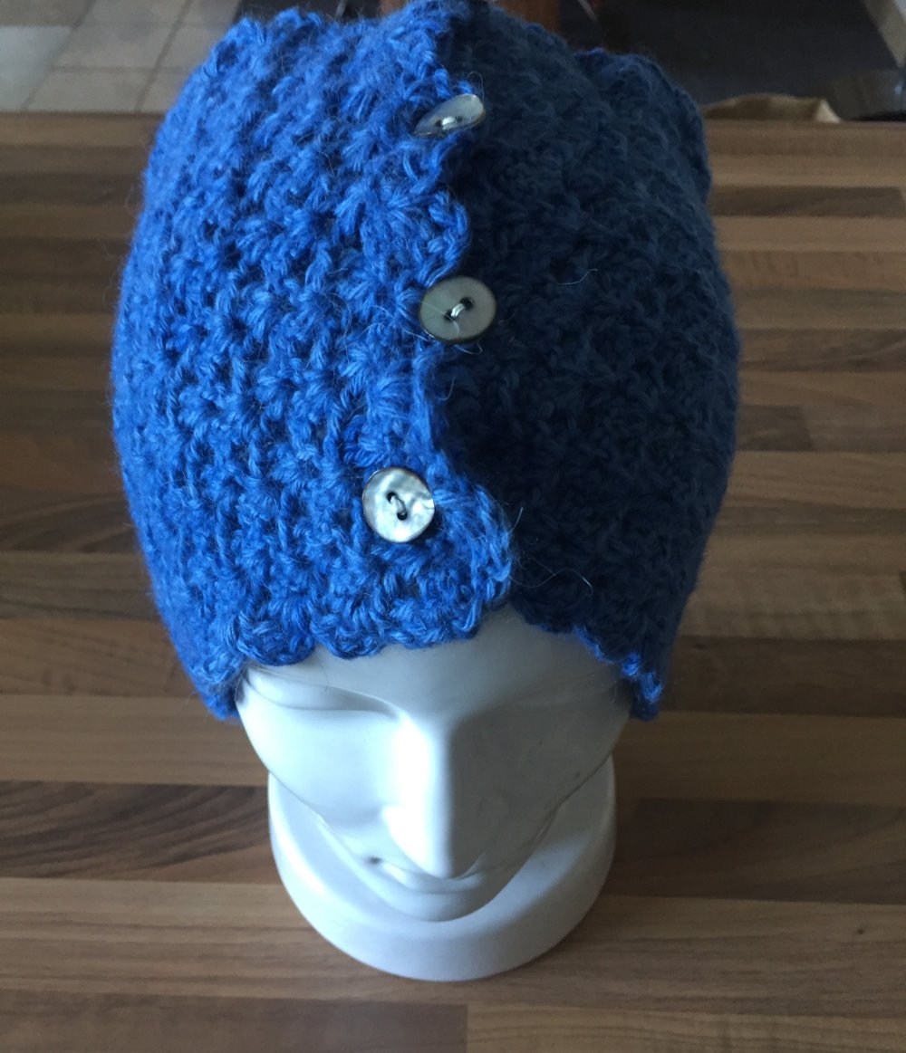 Baby Alpaka Wollschal Kragen Handgestrickt aus Chile