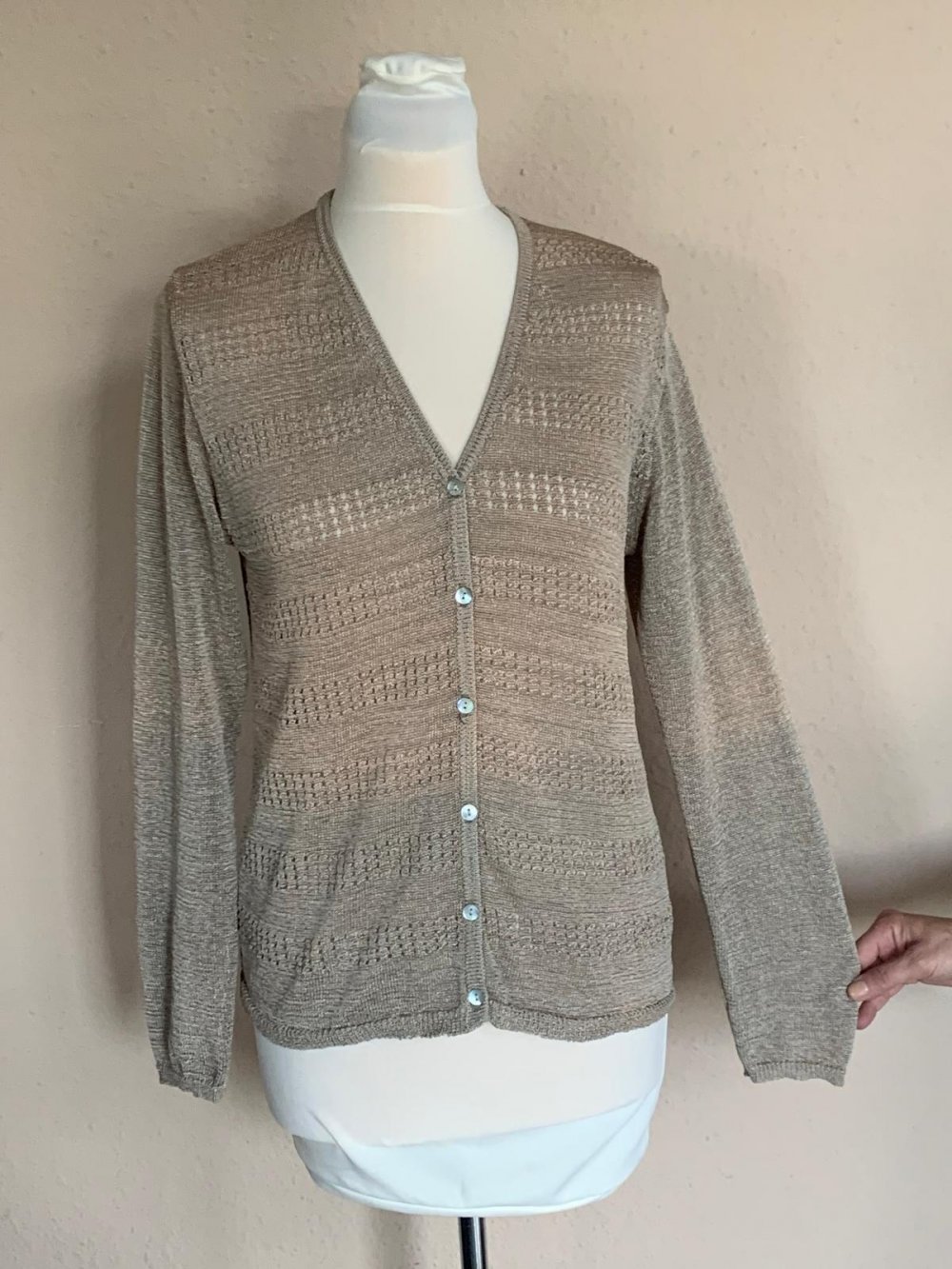 Uniform John Paul Richard Cardigan Gr.L Farbe gold / kupfer
