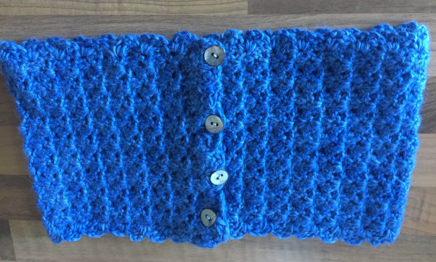 Baby Alpaka Wollschal Kragen Handgestrickt aus Chile
