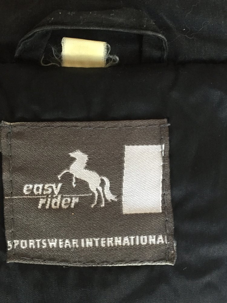 Easy Rider Sportswear International Weste Gr.44 muckelig warm schwarz